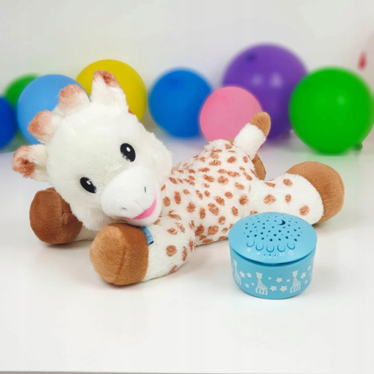 Sophie la Girafe jucărie de pluș proiector cu cântece de leagăn