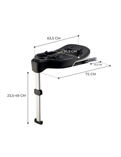 KINDERKRAFT CARE FX ISOFIX-base til i-Care i-Size autostole