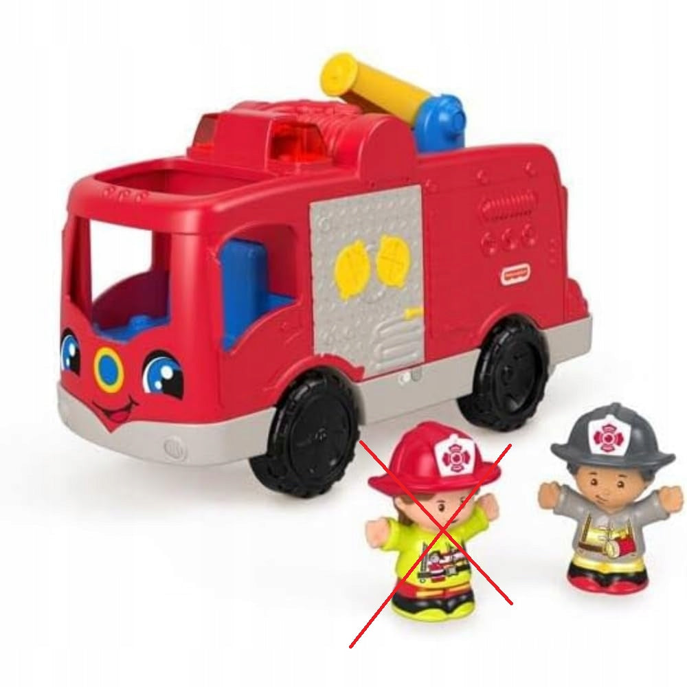 FISHER-PRICE GXR77 brandweerauto + 1 beeldje DUITS TAAL