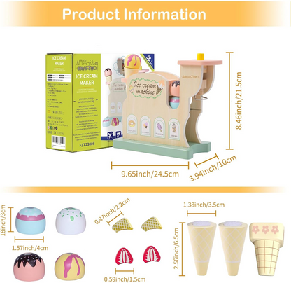 SMARTWO ensemble en bois machine à glace