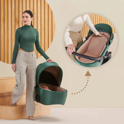 KINDERKRAFT PRIME2 2i1 multifunktionel barnevogn til 22kg