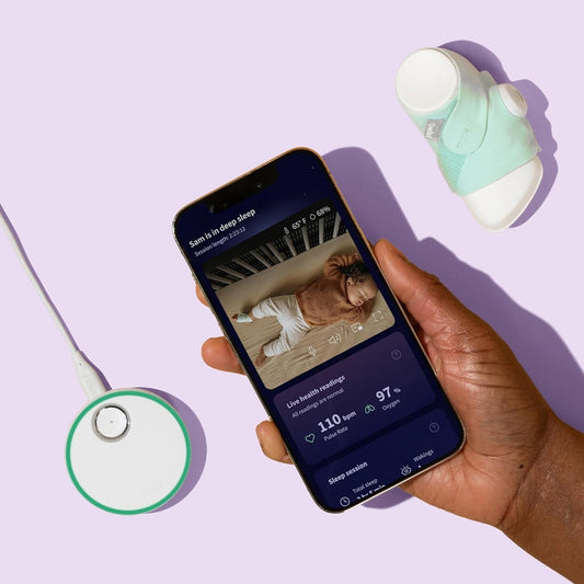 OWLET niania wideo Cam 2 + skarpety do pomiaru funkcji życiowych Dream Sock