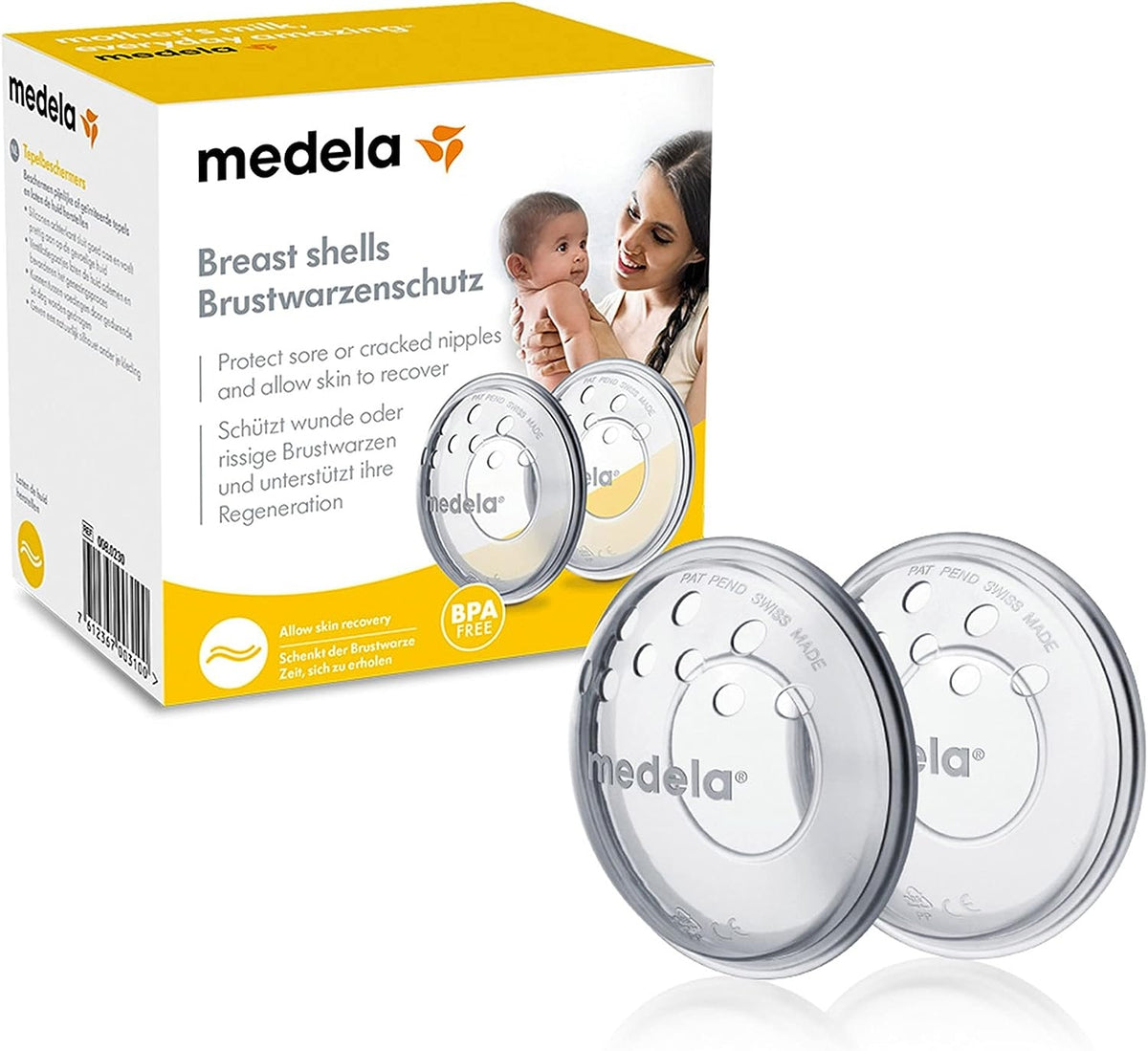 MEDELA breast shells, protective nipple shields