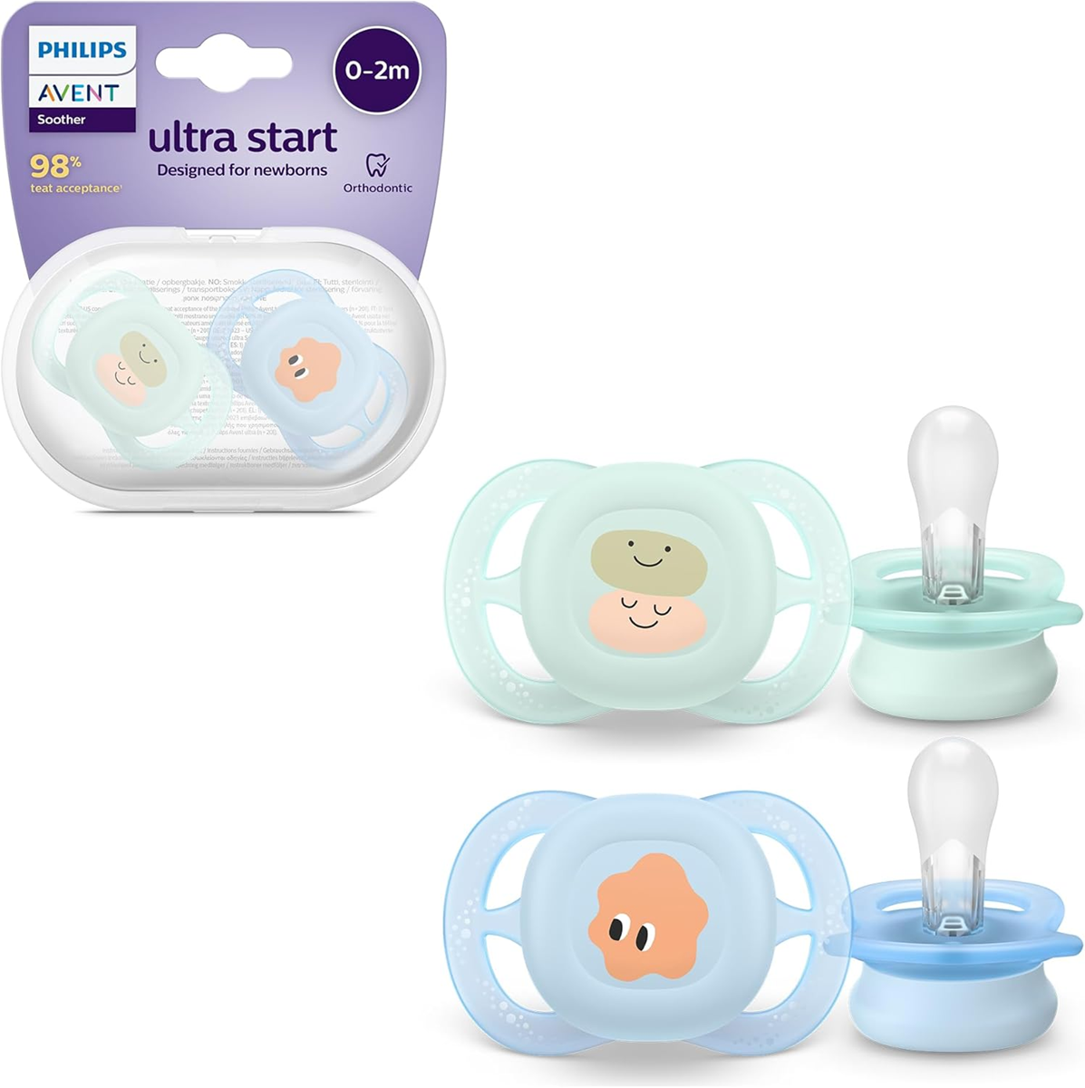 PHILIPS AVENT Ultra Start sutter x 2 0-2 mdr.