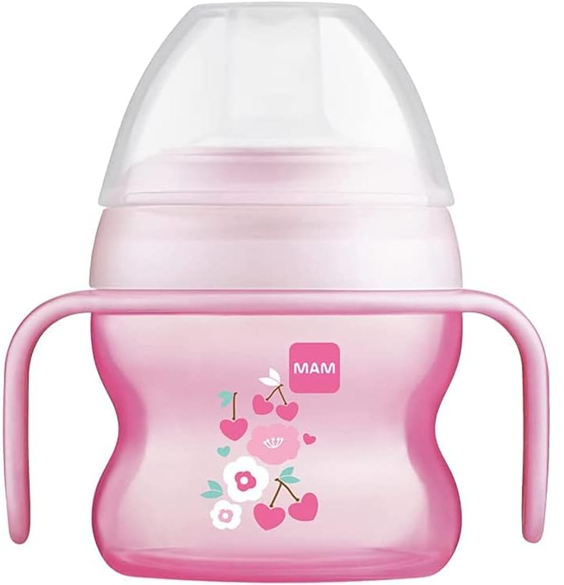 MAM Starter Cup cseppmentes itatópohár 150 ml 4 hónap+ VIRÁGOK