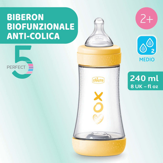 CHICCO Perfect5 cumisüveg 2 hónap+ 240 ml
