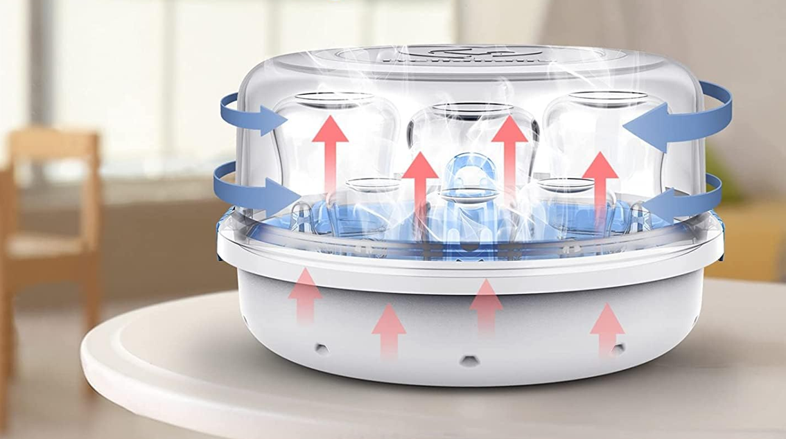 BELLABABY BLA8913 mikrobølgesterilisator + tang