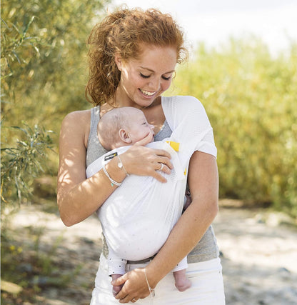 MINIMONKEY écharpe de portage pour bébé en maille jusqu’à 15 kg