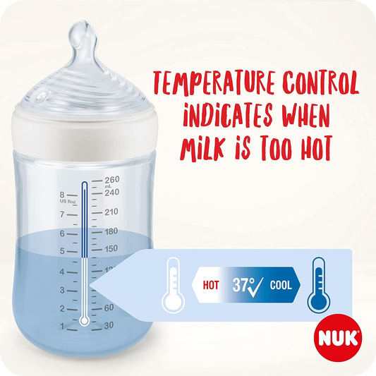 NUK σετ μπιμπερό και αξεσουάρ Perfect Start Nature Sense 0-18