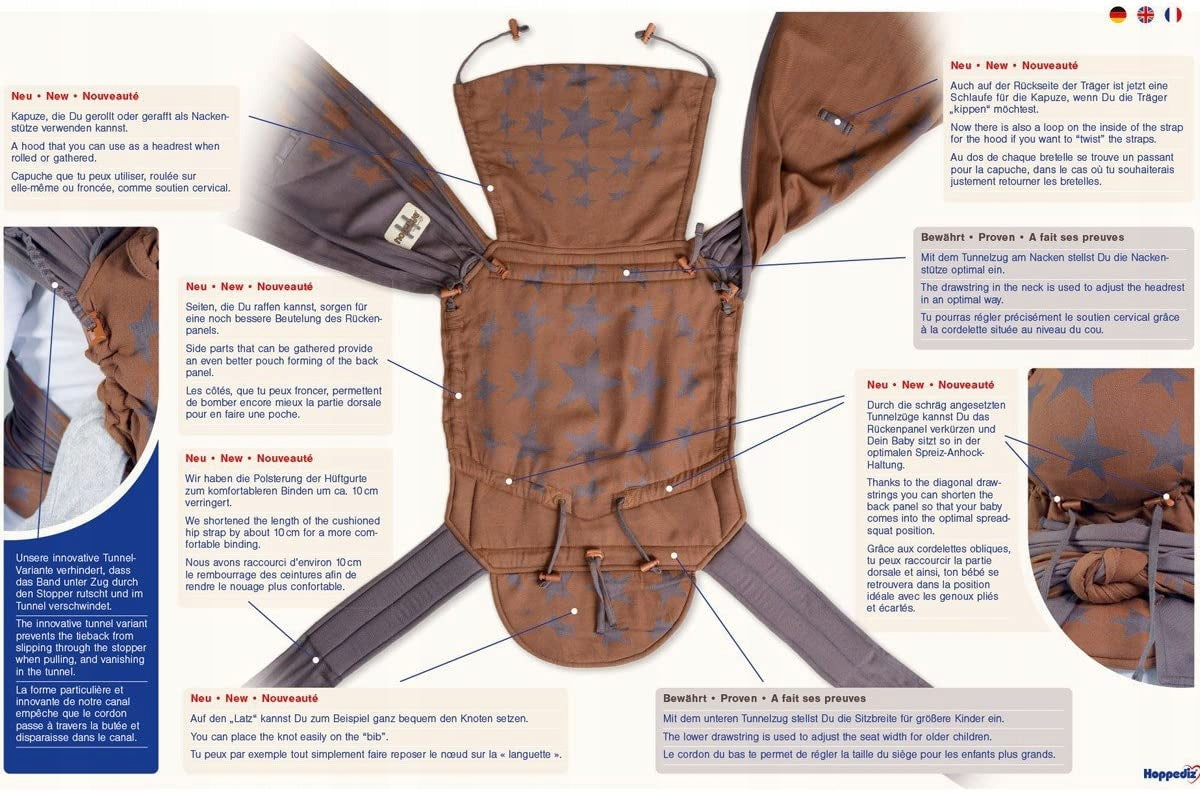 HOPPEDIZ hop-tye soft carrier