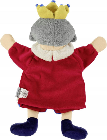 STERNTALER pluche handpop voor rollenspel KONING 32 cm