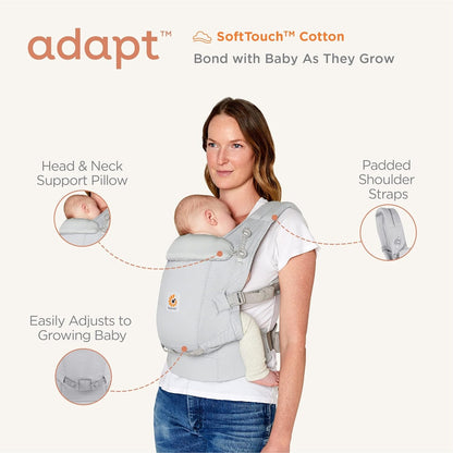 ERGOBABY ADAPT ergonomisk bæresele 3,2-20kg