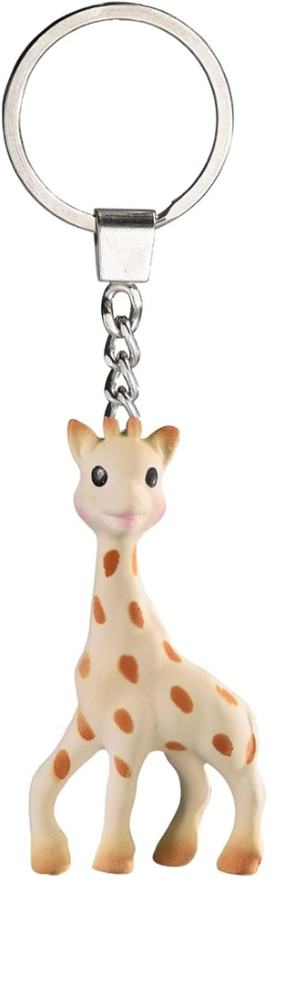 SOPHIE LA GIRAFE természetes rágóka SO PURE 18 cm + kulcstartó
