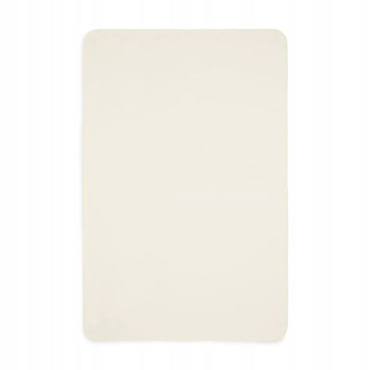 JOLLEIN koc bawełniany IVORY 100x150, delikatny kremowy kocyk 100% bawełna do łóżeczka i spacerów
