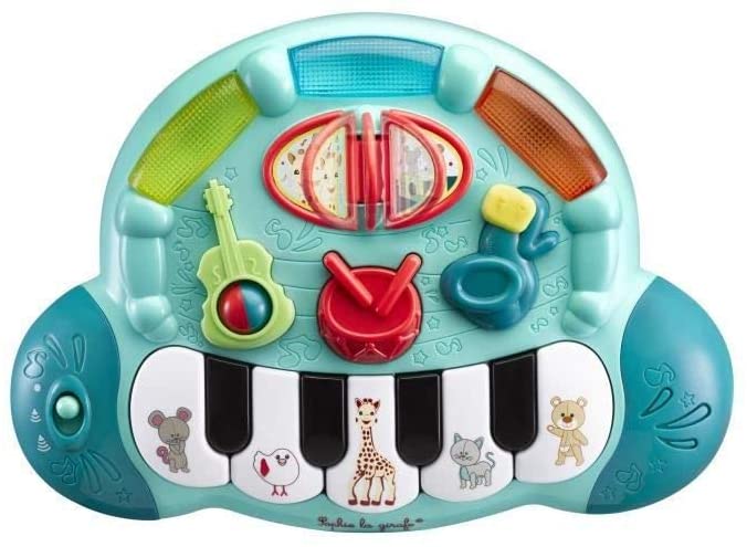 SOPHIE Giraffe interactieve piano licht + geluid 10msc+