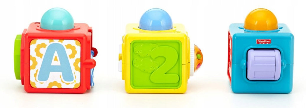 FISHER-PRICE DHW15 interaktywne klocki ze zwierzątkami 6 m+