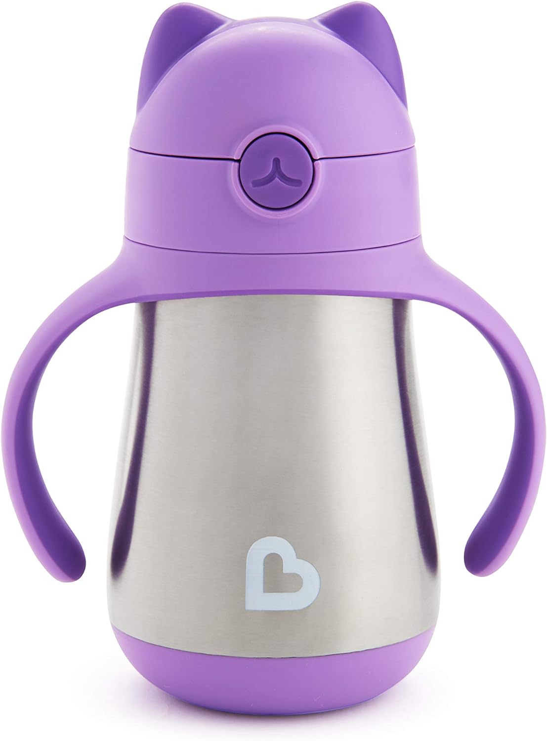 MUNCHKIN Cool Cat tasse anti-fuite avec paille EN ACIER 237 ml