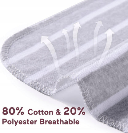 MOMCOZY ręcznik z kapturem x2 76x76 +6 24x24 ściereczki do mycia, oddychający 80% bawełna 20% poliester