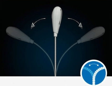 REER Mummy&Me LED night light with a flexible gooseneck clip mount
