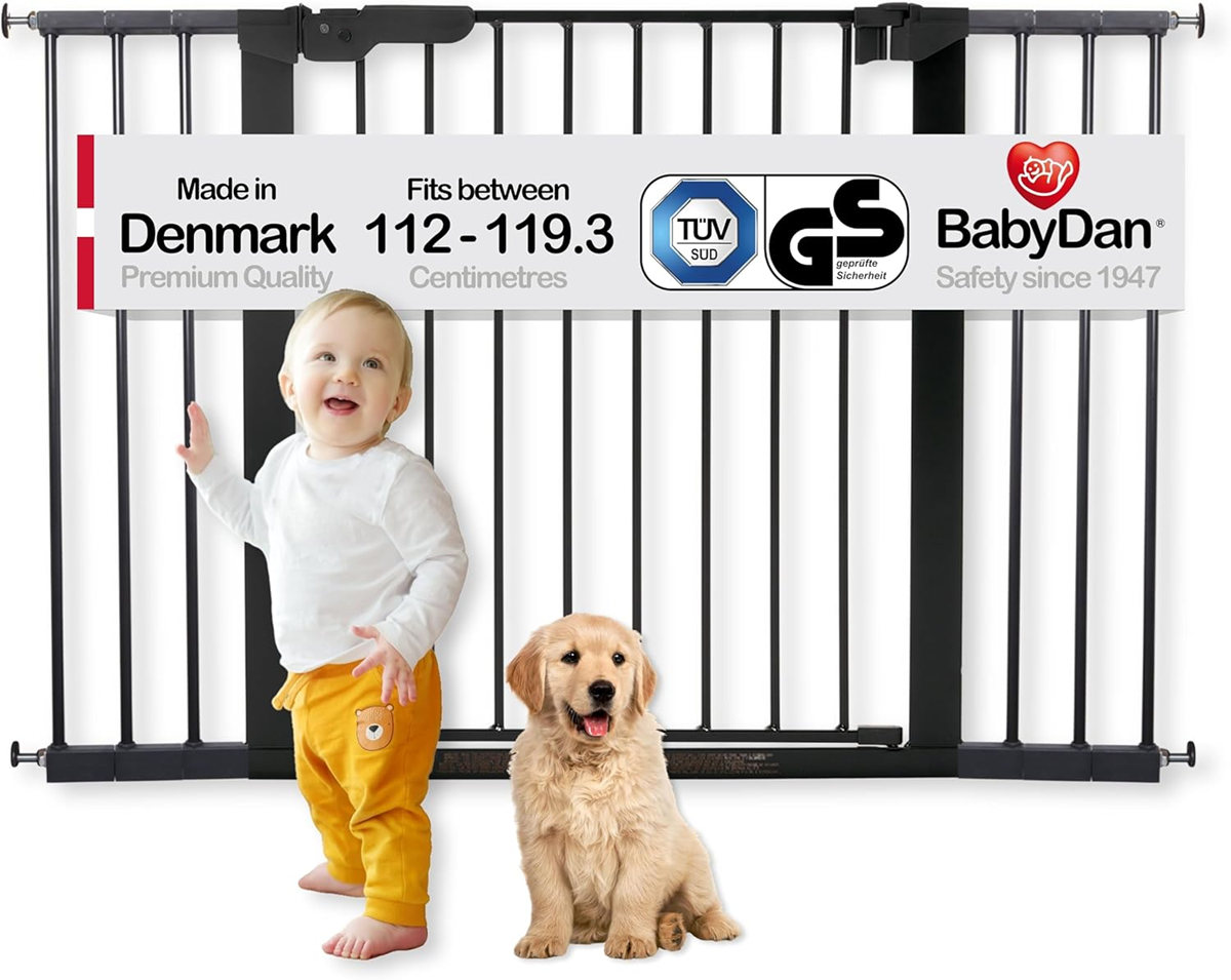 BABY DAN PREMIERE bramka schodowa montowana bezinwazyjnie 112-119,3