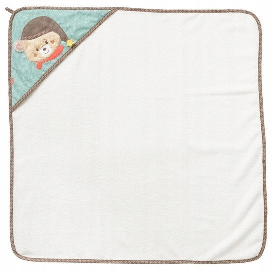 FEHN Bruno de beer HANDDOEK MET CAP 80x80 cm