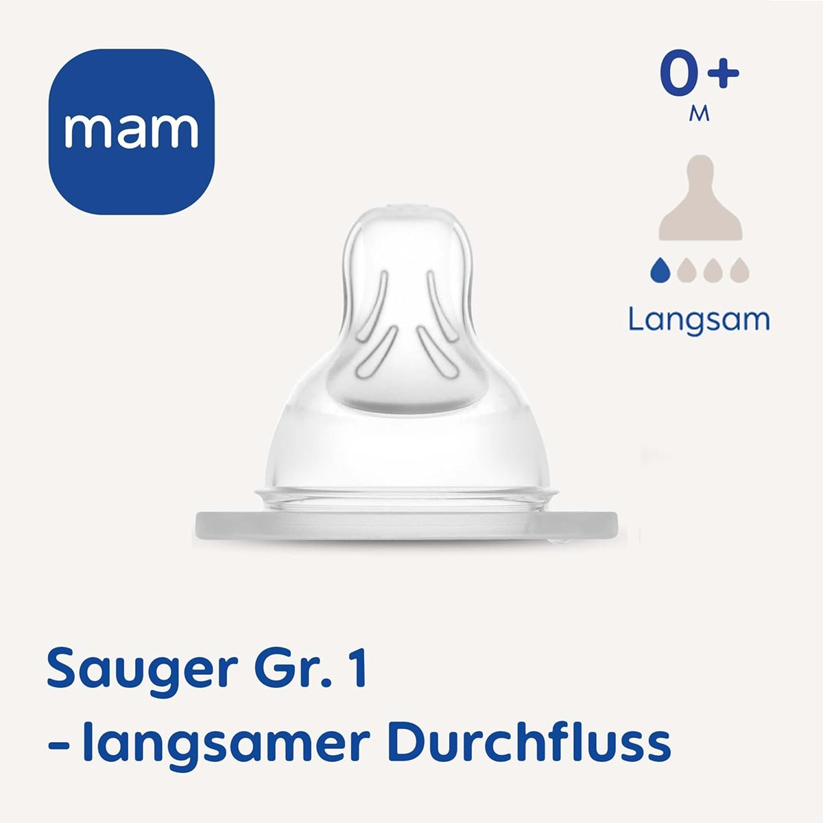 MAM cumisüveg cumik 0 hónap+ 2 db