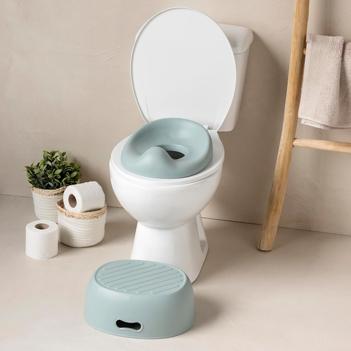 NATTOU Potty potty, toilet seat reducer, step stool