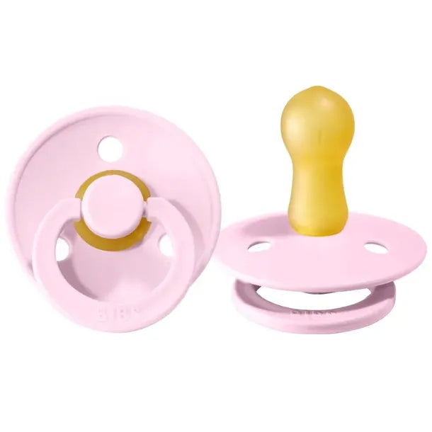 BIBS 2 rubber pacifiers, round