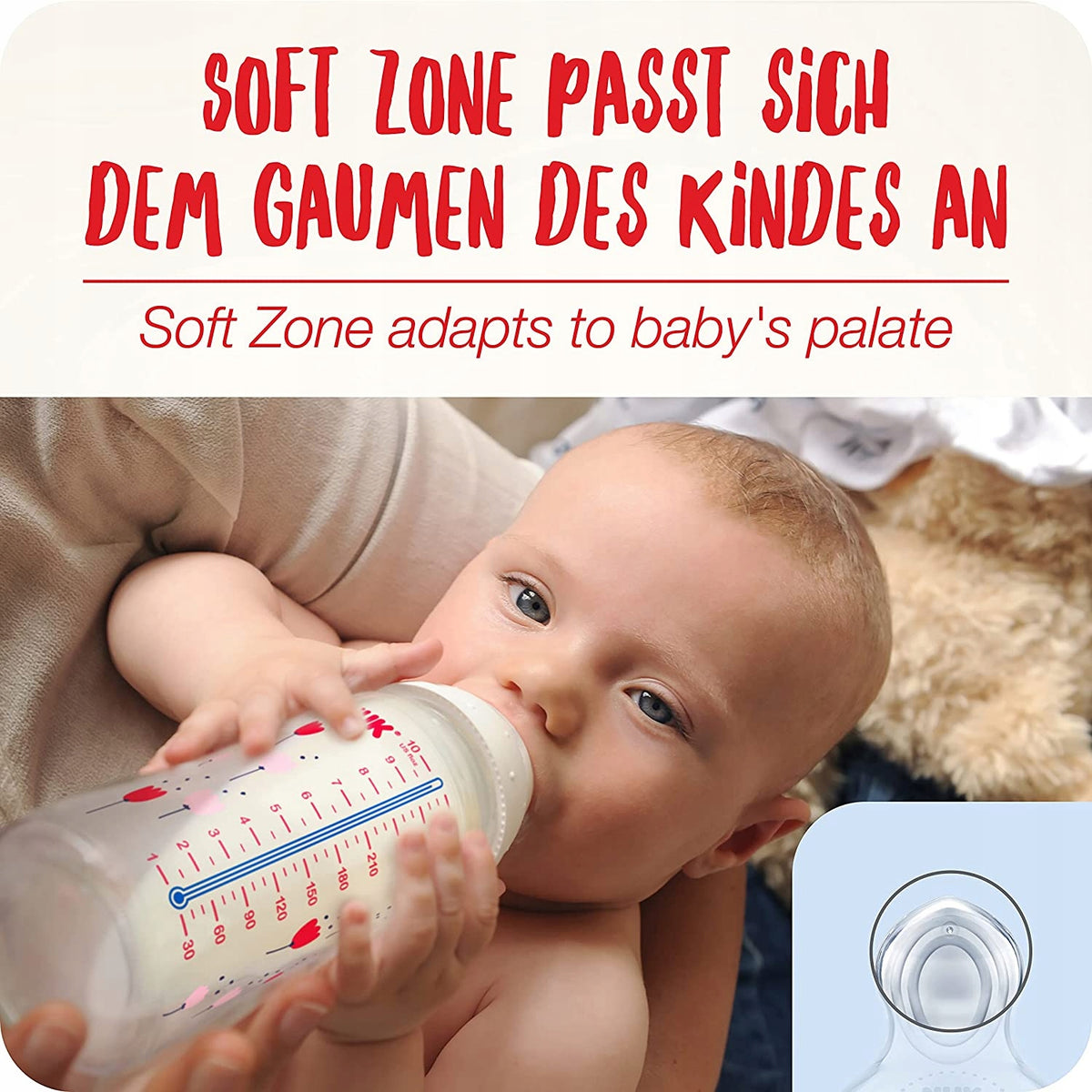 NUK No Colic zestaw butelek 3x 300 ml 0-6 – nowy – zdjęcie 5