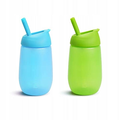 MUNCHKIN SIMPLE CLEAN beker met rietje x2 296ml 12m+