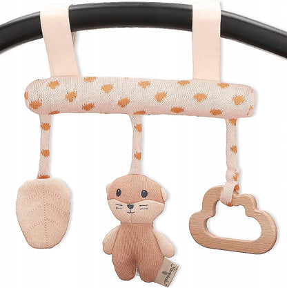 STERNTALER portique suspension pour poussette anneau de dentition en bois LOUTRE OTTI 20 cm