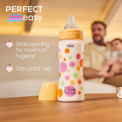 CHICCO Perfect Easy cumisüveg 4 hónap+ 300 ml