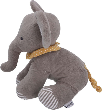 STERNTALER Eddy przytulanka słoń z grzechotką 22cm, miękki szary pluszak dla dziecka
