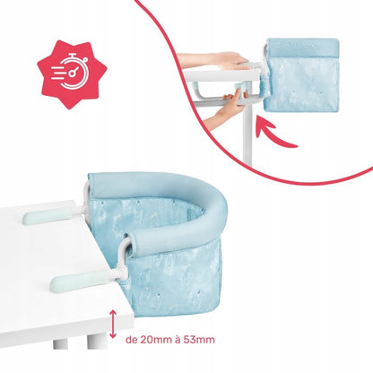 BADABULLE scaun de masă portabil fixat de masă