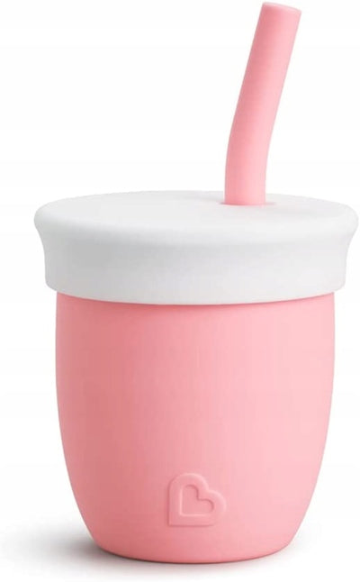 MUNCHKIN C'est Silicone! beker met rietje 6msc+ 120ml