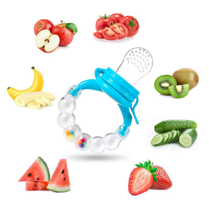 KOSHINE frug-sut 2 stk. 5 mundstykker + ske 125 ml og kæde