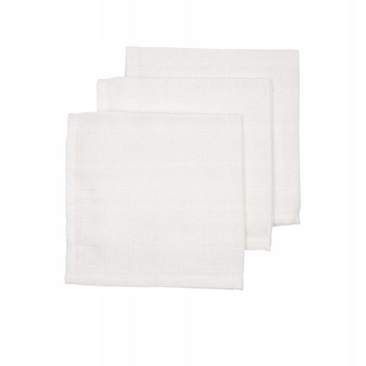 MEYCO pieluchy muślinowe 30cm x 30cm x3szt - białe pieluchy muślinowe dla dziecka, nowy stan