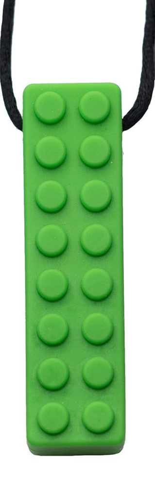 TILCARE Chew Chew rágóka nyaklánc, nyugtató rágóka 1,8 6 db,4 cm ZÖLD