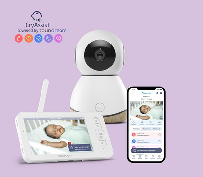 MAXI-COSI See Pro zdalnie sterowana niania elektroniczna 5" Ultra HD + aplikacja