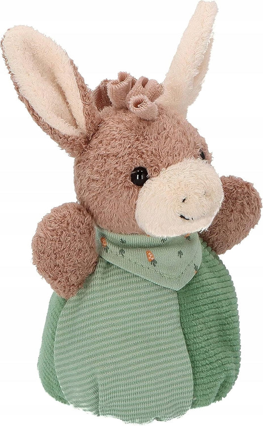 STERNTALER Osiołek Emmilius przytulanka z szeleszczącym papierem 15 cm, miękka zabawka dla niemowląt 0+