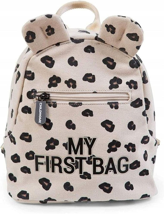 CHILDHOME Mochila Mi Primera para niños Leopardo