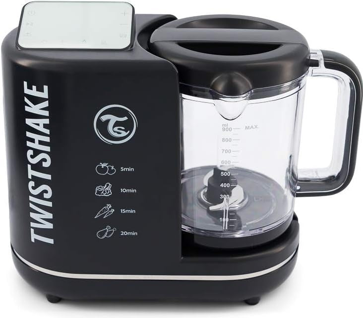 TWISTSHAKE TB1510E 6w1 - gotowanie na parze, miksowanie, podgrzewanie, utrzymywanie temperatury, sterylizacja