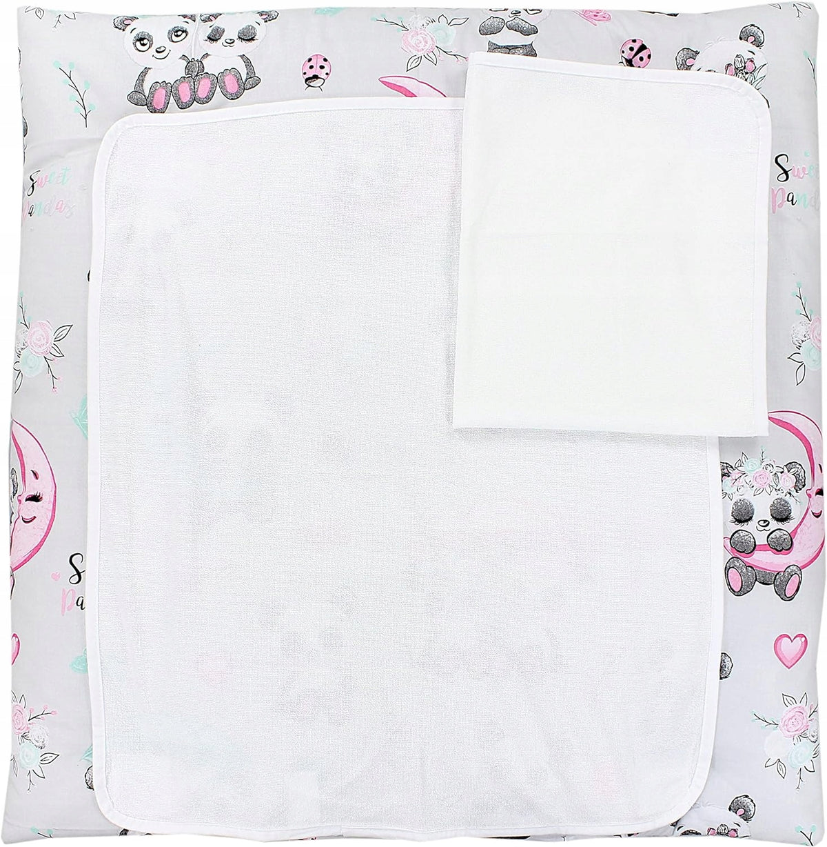 TUPTAM salteluță de înfășat moale cu 2 huse 75x50 cm