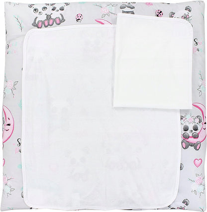 TUPTAM salteluță de înfășat moale cu 2 huse 75x50 cm
