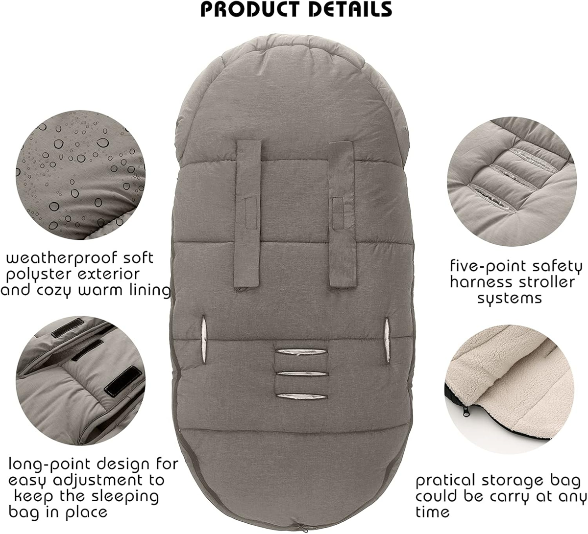 MIRACLE BABY saco de dormir universal para carrinhos 90x48