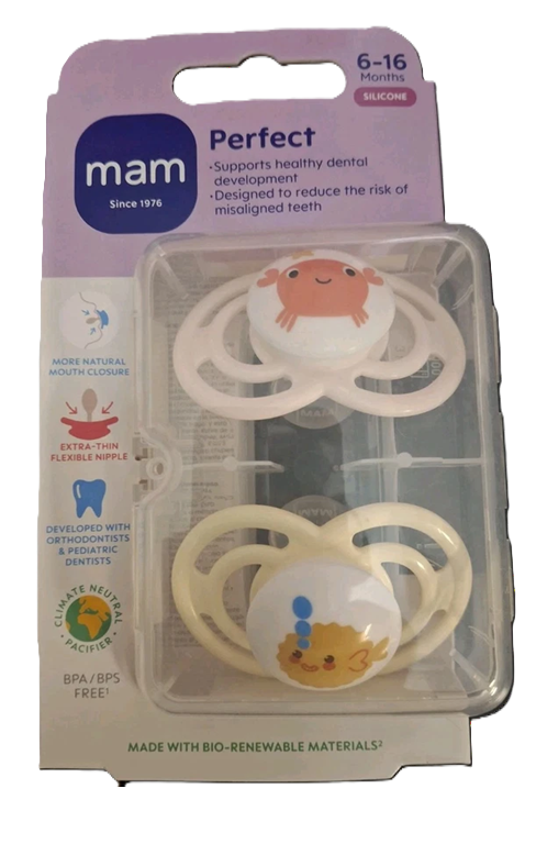 MAM Perfect cumi, 2 db, 6–16 hónap + doboz