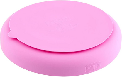 CHICCO Easy Menu háromrekeszes szilikon tányér tapadókoronggal 12 hónap+