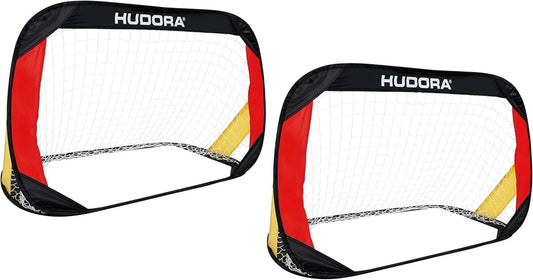 HUDORA Pop-Up Fußballtore 120x80x80 cm 2 Stück + Tasche