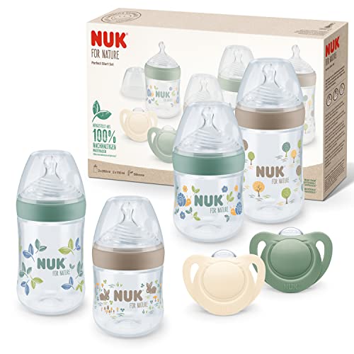 NUK for Nature Perfect Start flaske- og suttesæt 0–6 måneder – billede 2