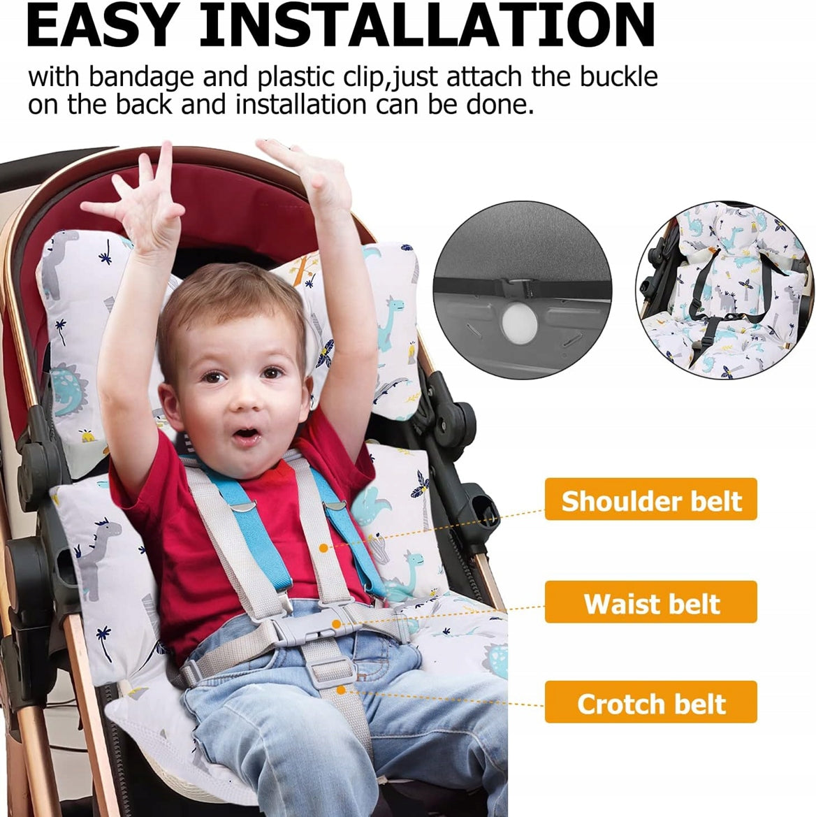 MIRACLE BABY insert respirant pour poussette canne